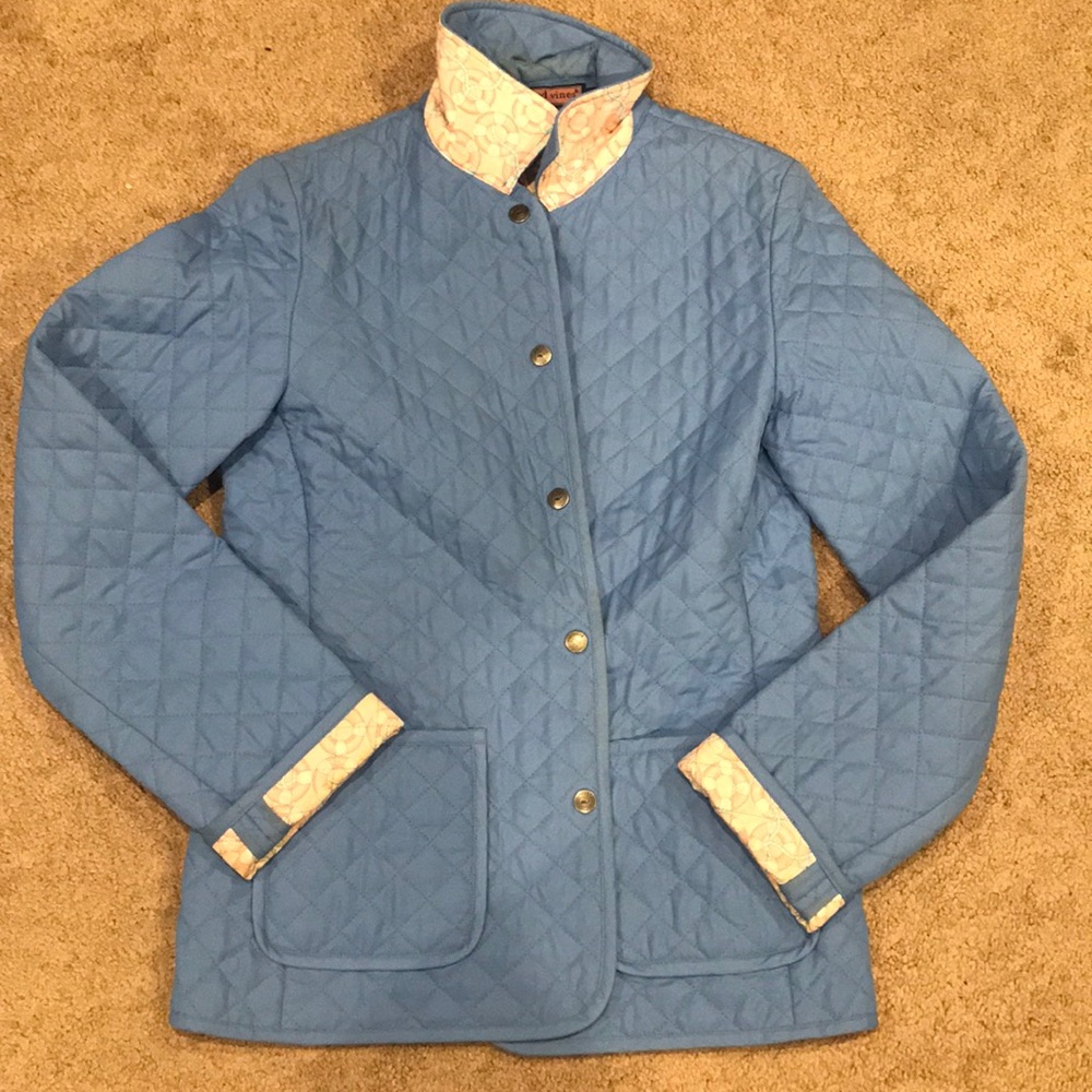 Vineyard vines quilted coat